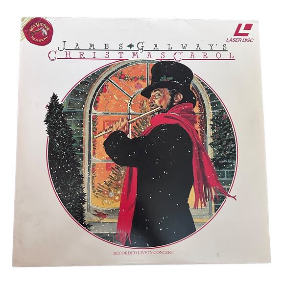 James Galway's Christmas Carol Laserdisc Film Concert BBC 1986 Flute St. Albans - Picture 1 of 2